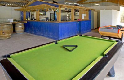 Camping Fontaines Games Room