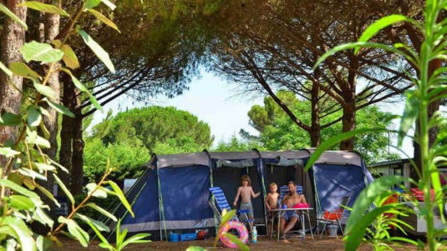 Camping in France in your own tent