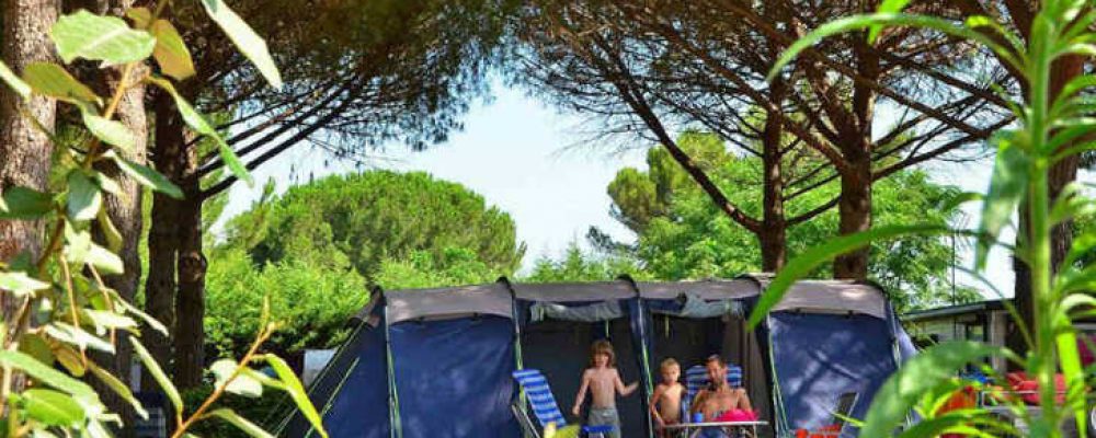 Camping in France in your own tent