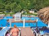 Camping les Fontaines Overlooking Swimming Pool
