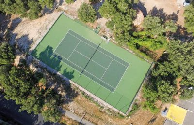 Domaine de Massereau Overview Tennis Court