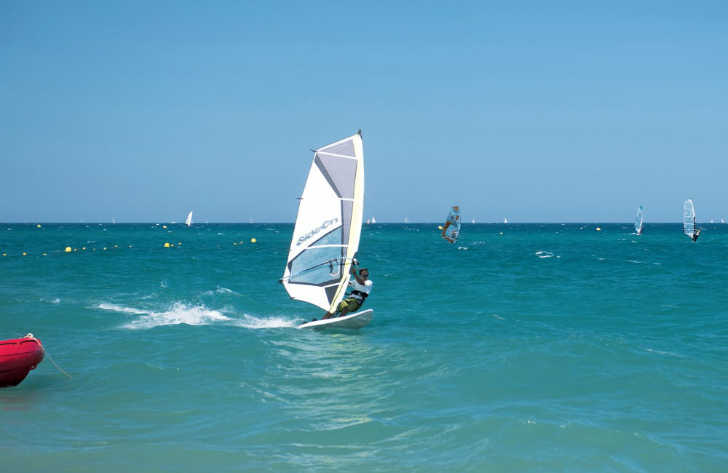 La Chapelle Beach Windsurfing