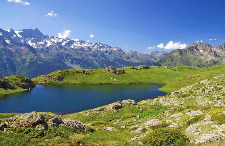 Campsites in The Alps, France